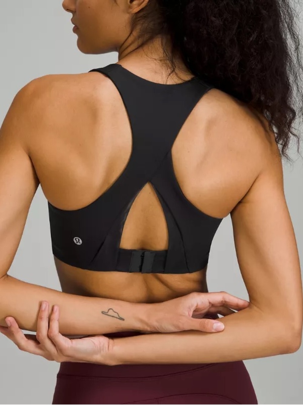 lululemon Invigorate High-Support Racerback Sports Bra with clasp size 8